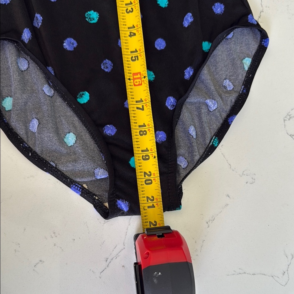 Vibrant Black and Purple One Piece Swimsuit - Picture 11 of 11